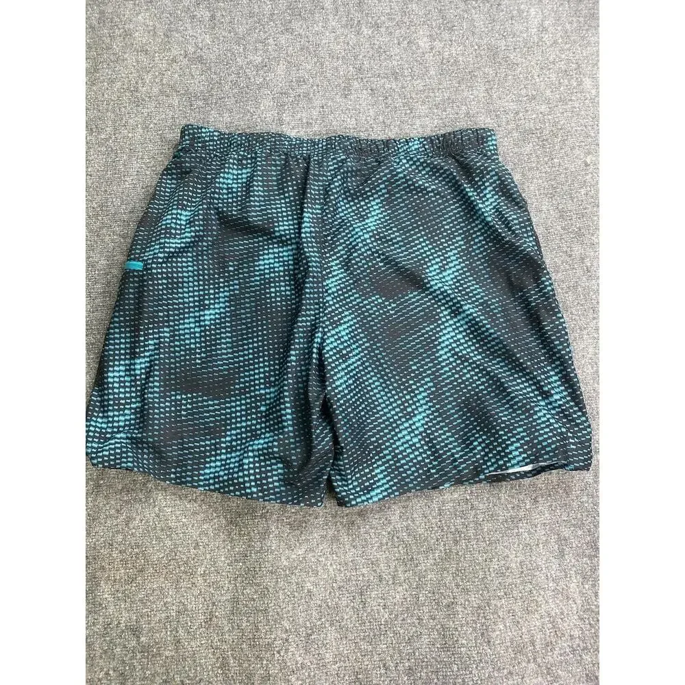 Speedo Swim Trunks Mens XXL Aqua‎ Black Active Swim Athletic TurboDri Poolside